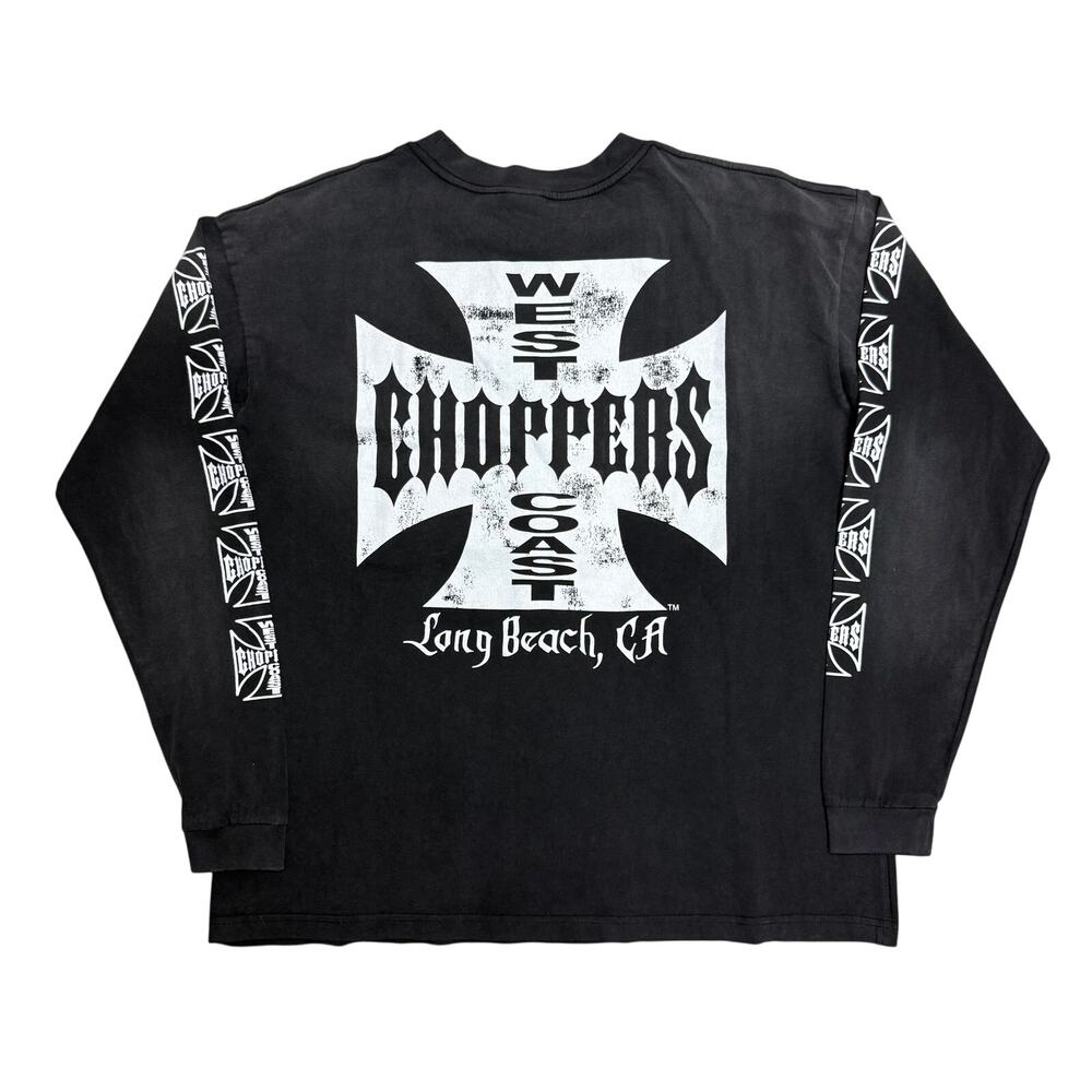 West Coast Choppers Long Sleeve Graphic Tee - Black